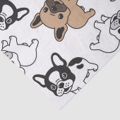 Papier Mousseline French Bulldog, Accessoires Français (Détail)