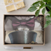 Papier Mousseline French Bulldog steampunk Puppy v3 (Cadeau)