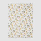 Papier Mousseline French Country Lemon Pattern Tissue Paper (Recto)