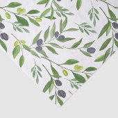 Papier Mousseline French Country Olive Pattern (Détail)