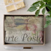 Papier Mousseline French Country Vibrant Red Rooster (Cadeau)