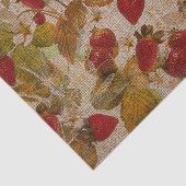 Papier Mousseline French Strawberries Cretonne (Détail)