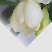 Papier Mousseline frénésie jaune blanc (Détail)