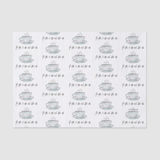 Papier Mousseline FRIENDS™ | Aquarelle de café (Recto)