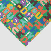 Papier Mousseline FRIENDS™ | Comment vas-tu Design Vibrant (Détail)