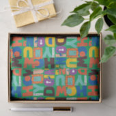 Papier Mousseline FRIENDS™ | Comment vas-tu Design Vibrant (Cadeau)