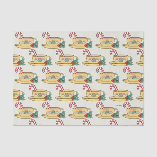 Papier Mousseline FRIENDS™ | Musique de vacances Perk Central (Recto)