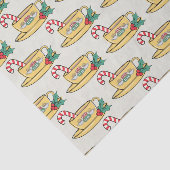 Papier Mousseline FRIENDS™ | Musique de vacances Perk Central (Détail)