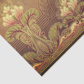 Papier Mousseline Frise florale élégante victorienne (Détail)