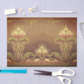 Papier Mousseline Frise florale élégante victorienne (Artisanat)