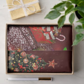 Papier Mousseline Frohe Weihnachten (Cadeau)