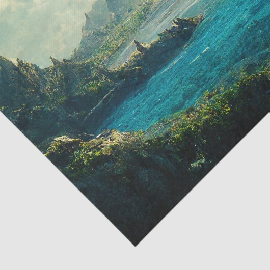 Papier Mousseline Frontière 1 (Détail)