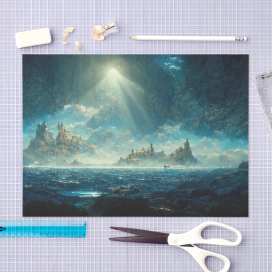 Papier Mousseline Frontière 2 (Artisanat)