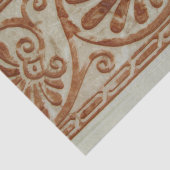 Papier Mousseline Frontière Brown méditerranéenne ornementale (Détail)