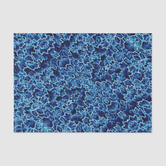 Papier Mousseline Frosted Blue Ivy (Recto)