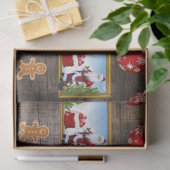 Papier Mousseline Frosty L'Arbre de Noël Snowman présente Père Noël (Cadeau)