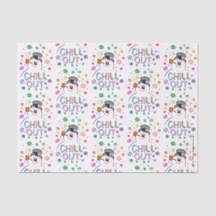 Papier Mousseline Frosty the Snowman™ Couleurs arc-en-ciel "Refroi