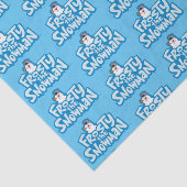 Papier Mousseline Frosty the Snowman™ | Logo empilé gelé (Détail)