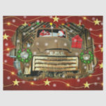 Papier Mousseline Frosty's Vintage GMC Truck Christmas Run<br><div class="desc">Frosté</div>