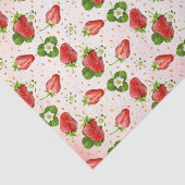 Papier Mousseline Fruit aux fraises (Détail)