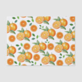 Papier Mousseline Fruit mandarine (Recto)