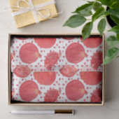 Papier Mousseline Fruit rouge grenade (Cadeau)