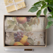 Papier Mousseline Fruits d'automne (Cadeau)
