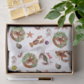 Papier Mousseline Fruits de mer Crustacés Homard Crabe Noël (Cadeau)