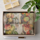 Papier Mousseline Fruits d'été (Cadeau)