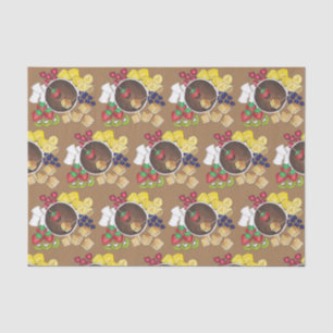 Papier Mousseline Fruits Fondue Fruit Berries Marshmallow Dessert