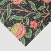 Papier Mousseline Fruits vintages et fleurs Sombre Academia (Détail)