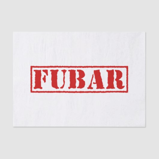 PAPIER MOUSSELINE FUBAR (Recto)