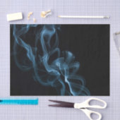 Papier Mousseline Fumée bleue (Artisanat)