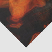Papier Mousseline Fumée et flammes (Détail)