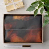 Papier Mousseline Fumée et flammes (Cadeau)