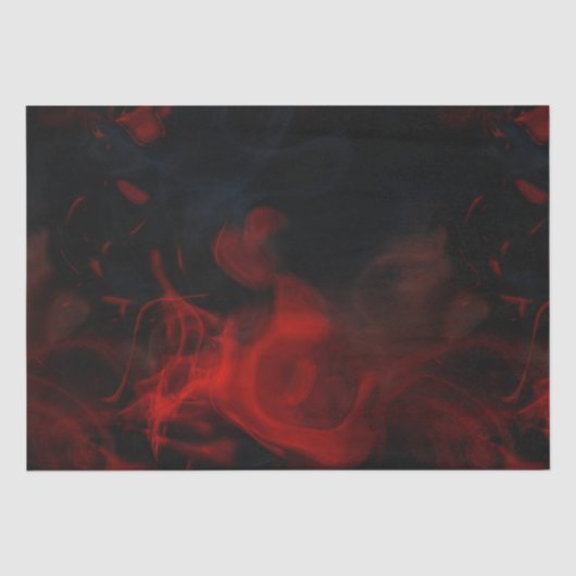 Papier Mousseline fumée rouge (Recto)