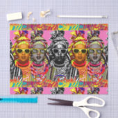 Papier Mousseline Fun African Fun (Artisanat)