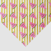 Papier Mousseline Fun and Cute Summer Watermelon fête d'anniversaire (Détail)