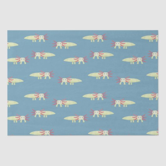 Papier Mousseline Fun Axolotl (Recto)