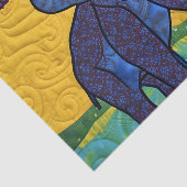 Papier Mousseline Fun Baby Elephant - Quilt Like Design (Détail)