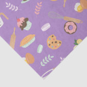 Papier Mousseline Fun Baking Ustensiles & Sweets Boulangerie Motif (Détail)