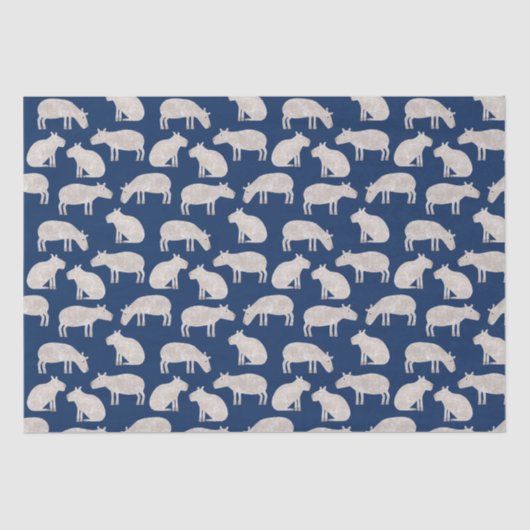 Papier Mousseline Fun Capybara (Recto)