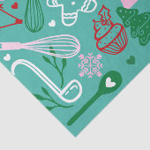 Papier Mousseline Fun Colorful Baking & Cooking Utensil Christmas (Détail)