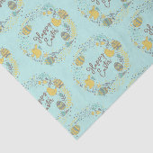 Papier Mousseline Fun Colorful Wreath Joyful Chicks OEufs Salutation (Détail)