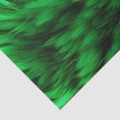 Papier Mousseline Fun Green faux monstre texture fourrure (Détail)