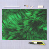 Papier Mousseline Fun Green faux monstre texture fourrure (Artisanat)