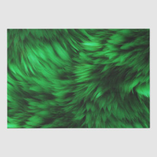 Papier Mousseline Fun Green faux monstre texture fourrure
