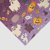Papier Mousseline Fun Halloween Gold Parties scintillant Fantômes Pu (Détail)