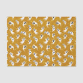 Papier Mousseline Fun Halloween Gold Parties scintillant Ghosts (Recto)