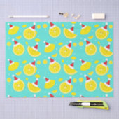 Papier Mousseline Fun Lemons Santa Hats Noël (Artisanat)